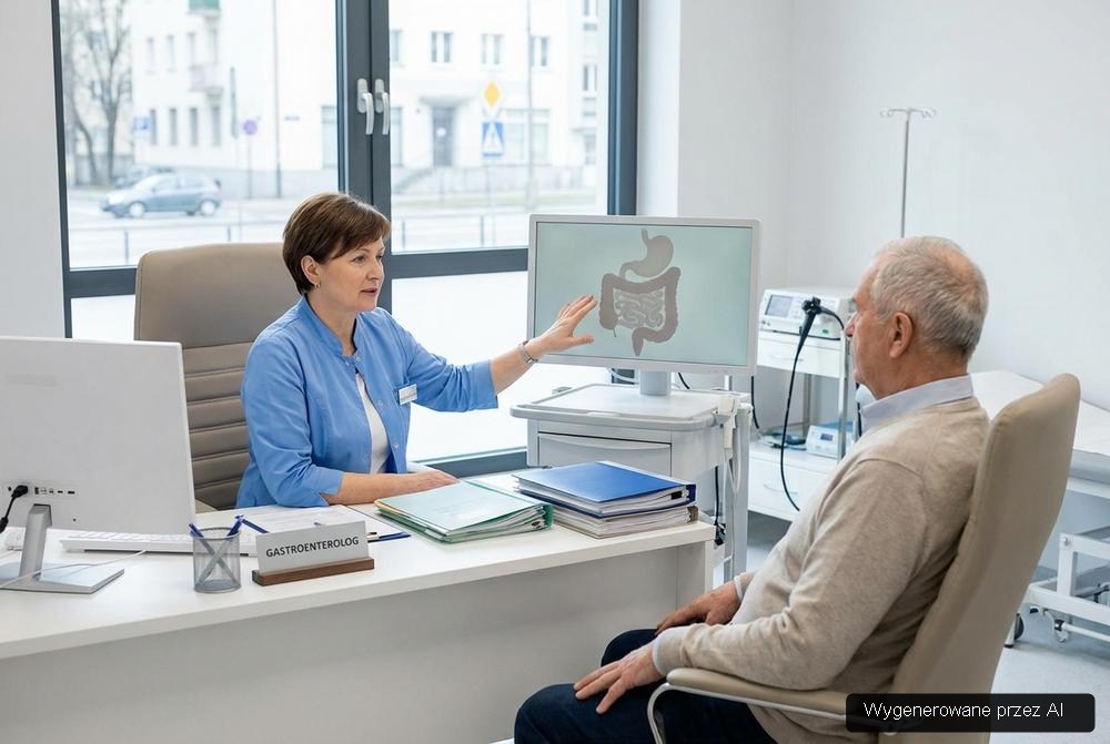 Konsultacja gastroenterologa w prywatnej przychodni specjalistycznej z diagnostyką