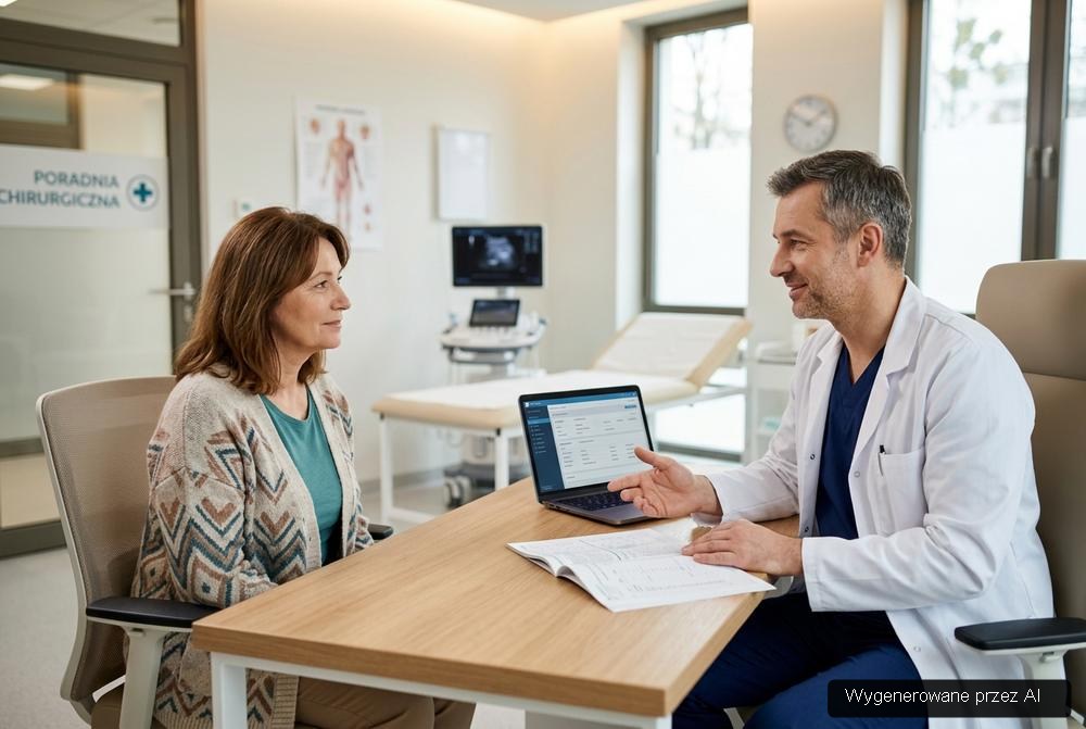 Poradnia chirurgiczna w prywatnej przychodni specjalistycznej z konsultacjami i diagnostyką